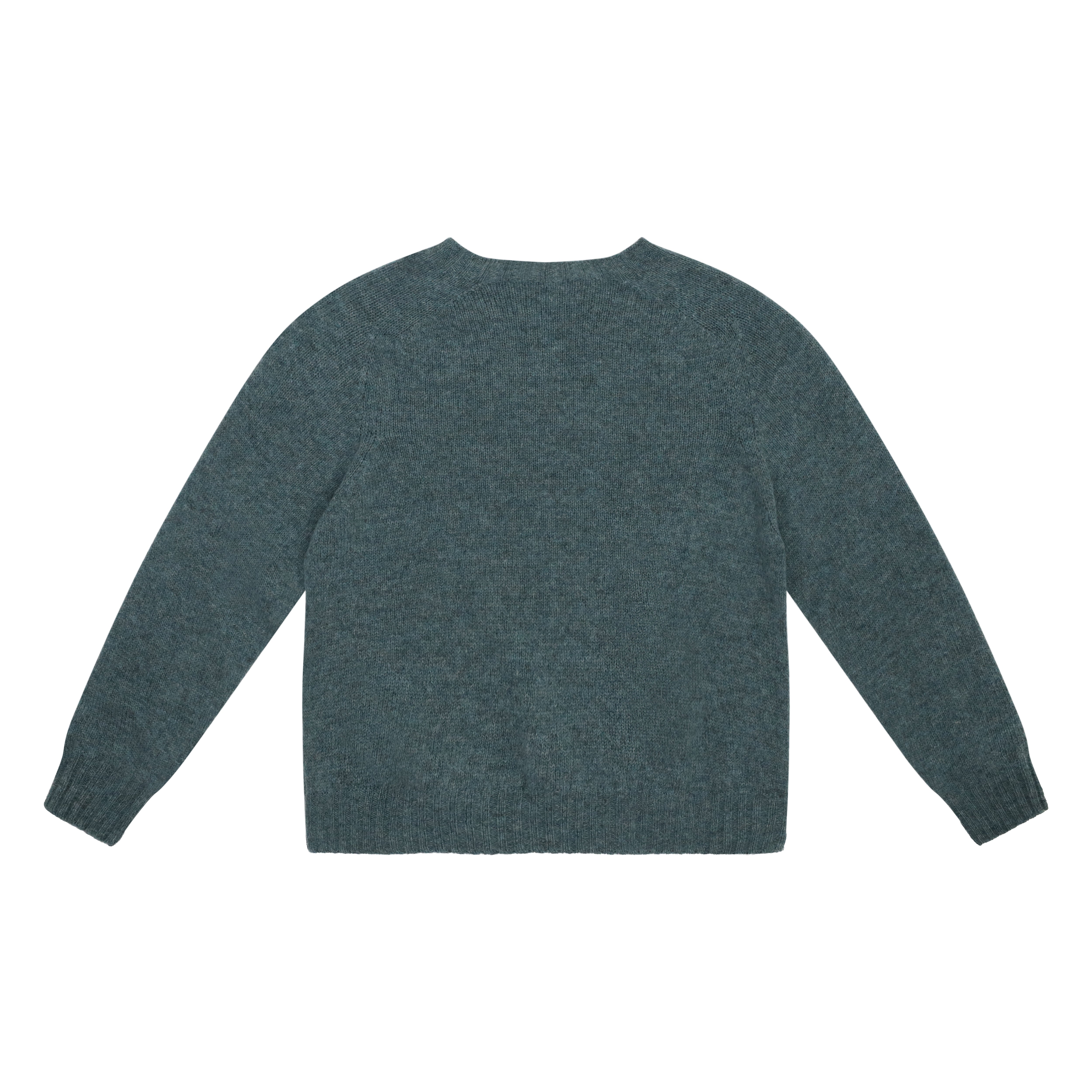 Boxy Woolly Jumper Graphite Green Women's